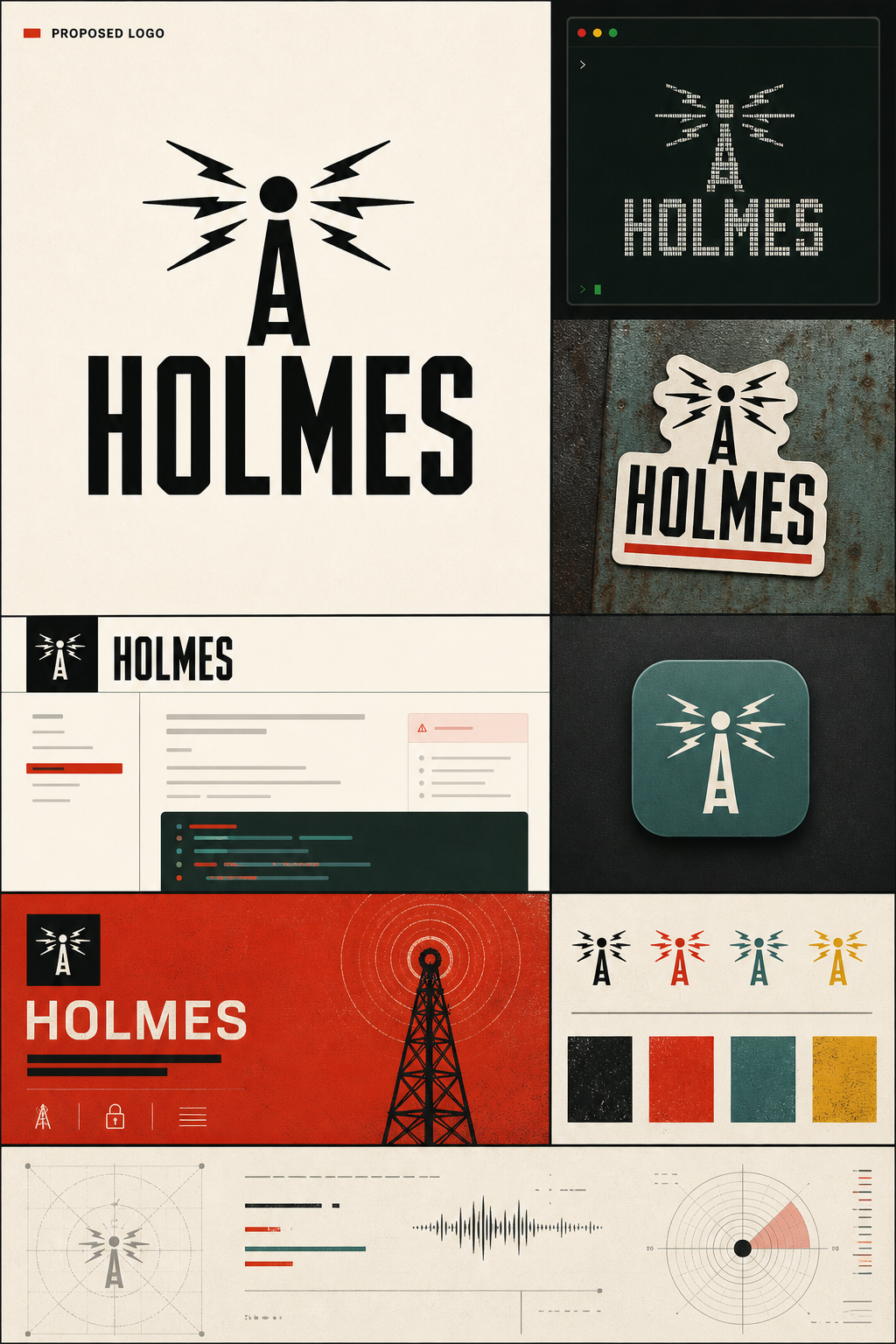 Holmes v23 signal station brand board