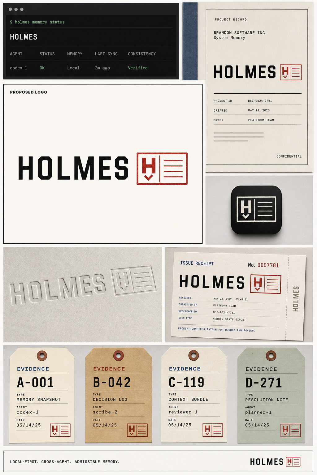 Holmes v24 legal exhibit brand board