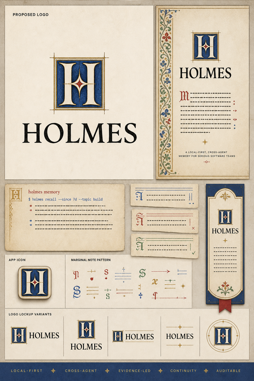 Holmes v30 scriptorium index brand board