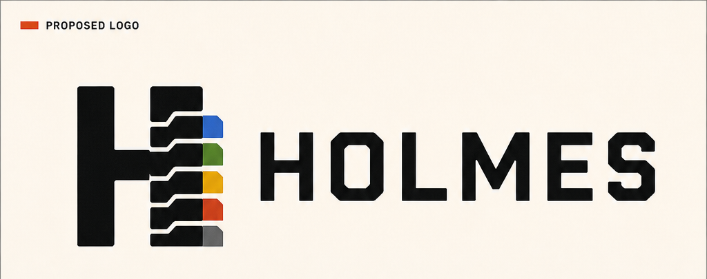 Holmes v38 five product nouns exact logo crop